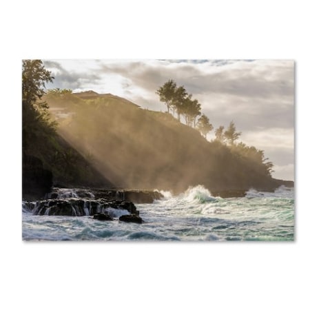 Pierre Leclerc 'Beach Sunlight' Canvas Art,16x24